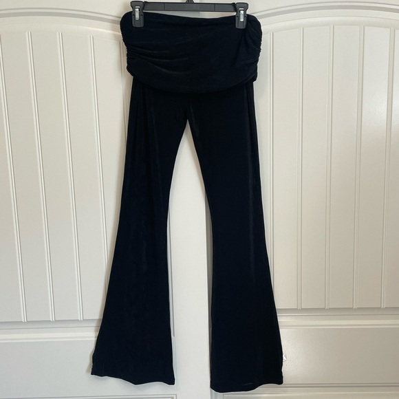 NWT Danielle Guizio Azia Pant fold over Y2K inspired flare pants size small - Picture 9 of 10